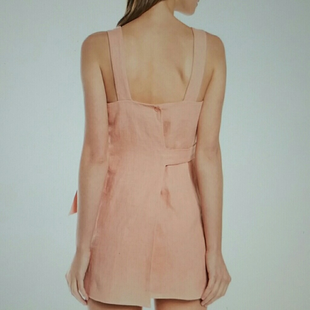 Tie Wrap mini Dress - Picture 3 of 8